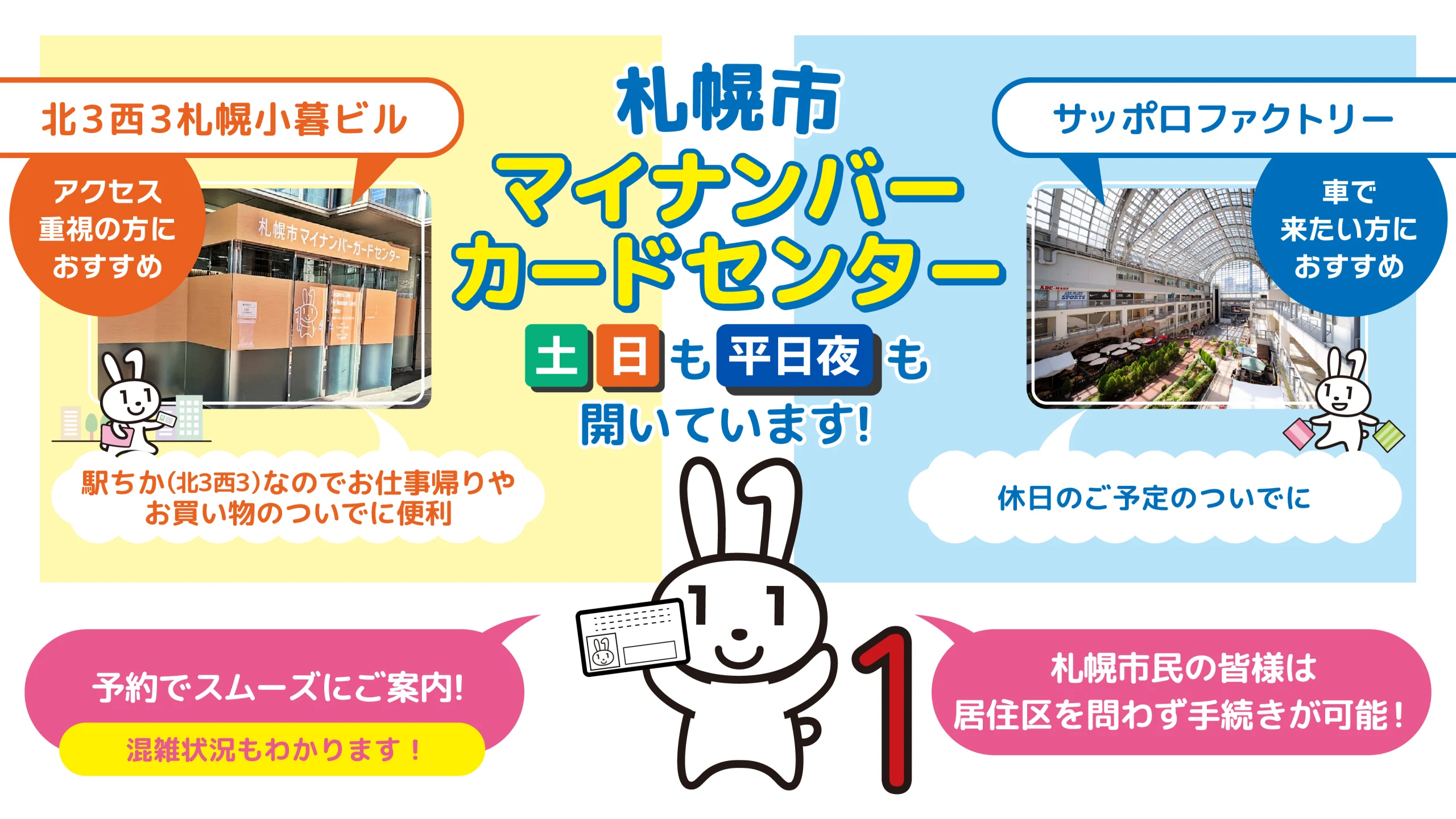 札幌マイナンバーカード特設サイトトップページ画像パソコン用
